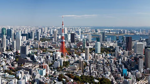 Alamy Stock Photo Urban metropolises, like Tokyo, juggle layout design, access to greenery, and visual appeal - all of which have psychological effects on residents. (Credit: Alamy Stock Photo)