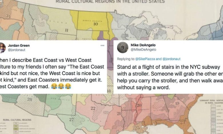 A viral post argues East Coast people are better than West Coast A viral post argues East Coast people are better than West Coast